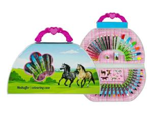 Pennor + Pennfodral Hästar 51 Delar