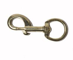 Pistolhake Mässing Rund Ring