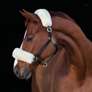 Nackludd Fårskinn Med Kardborre