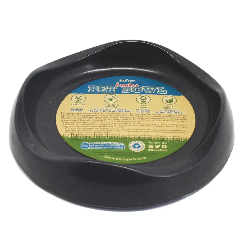 Matskål Beco Växtfiber Grå 13,6x3cm