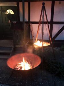 Eldskål rost 47*21cm