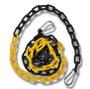 Plastkätting HS Svart/Gul 2m