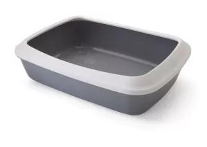 Kattlåda Iriz Med Ram 50cm Öppen Grå