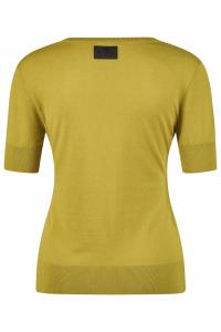 Tröja Stickad Kort Ärm 7212 Selection Golden Olive