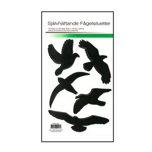 Fönster-siluetter Fåglar 5-p