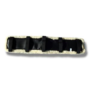 Sadelgjordsunderlägg Hansbo Svart/Natur