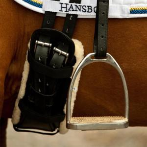 Sadelgjordsunderlägg Hansbo Svart/Natur