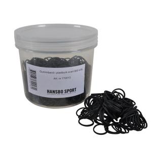 Gummiband I Plastburk Hansbo 800st Svart