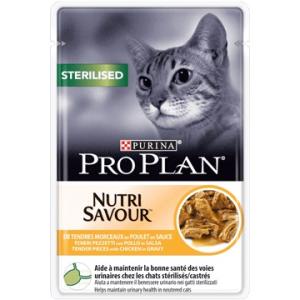 ProPlan Katt NutriSavour Sterilised Chicken 10-p
