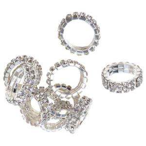 Flätningsband Crystal Hansbo Silver