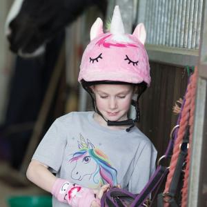 Hjälmöverdrag Sleepy Unicorn Rosa