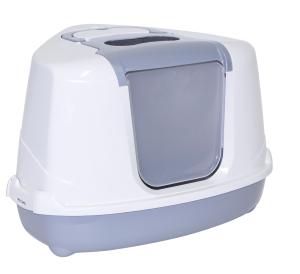 Kattlåda Iglo Hörn Flipcat 56x45x39cm Grå