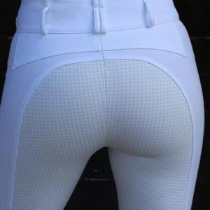 Ridbyxa Helskodd Candela Grip Vit