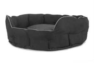 Buddy oval bädd svart