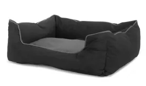 Buddy rektangulär bädd svart