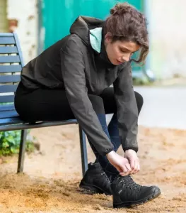 Sko Outdoor Ottowa Med Snörning Svart