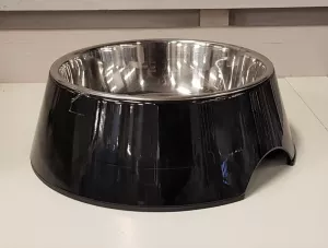 Matskål Melamin 700ml Svart