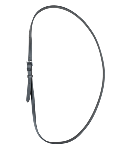 Halsrem Läder Svart