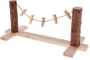 Foderlina Med Klämmor För Kanin