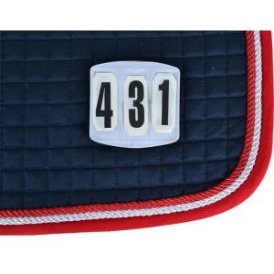 Nummerlapp Hansbo Fyrkantig med kardborr