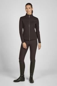 Tröja Zip-Shirt Heritage Black Truffle