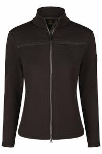 Tröja Zip-Shirt Heritage Black Truffle
