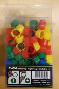 Hönsringar Mix 12mm 100st