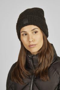 Mössa Bouclé Eskadron Black Truffle