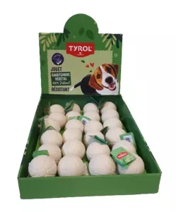 Hundleksak Boll Naturgummi 5cm