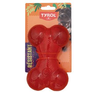 Hundleksak Play Strong ben Röd Tyrol 14cm