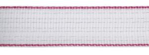 Elband Fashion 20mm 200m Vit/Rosa