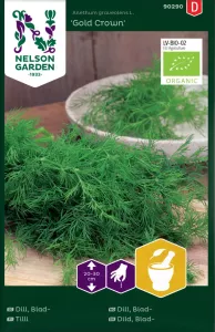 Dill, Blad-, Gold Crown, Organic