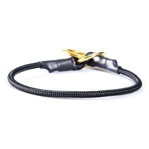 Halsband Helstryp Syntet Svart 6mm