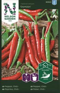 Chilipeppar, Damian, röd