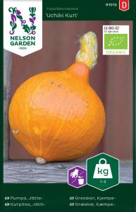 Pumpa, Jätte-, Uchiki Kuri, Organic