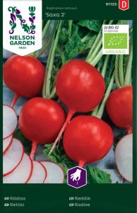 Rädisa, Saxa 2, rund, Organic