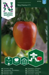 Tomat, Hög-. Big Mama F1