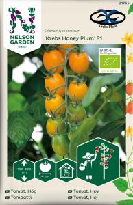 Tomat, Hög, Krebs Honey Plum F1