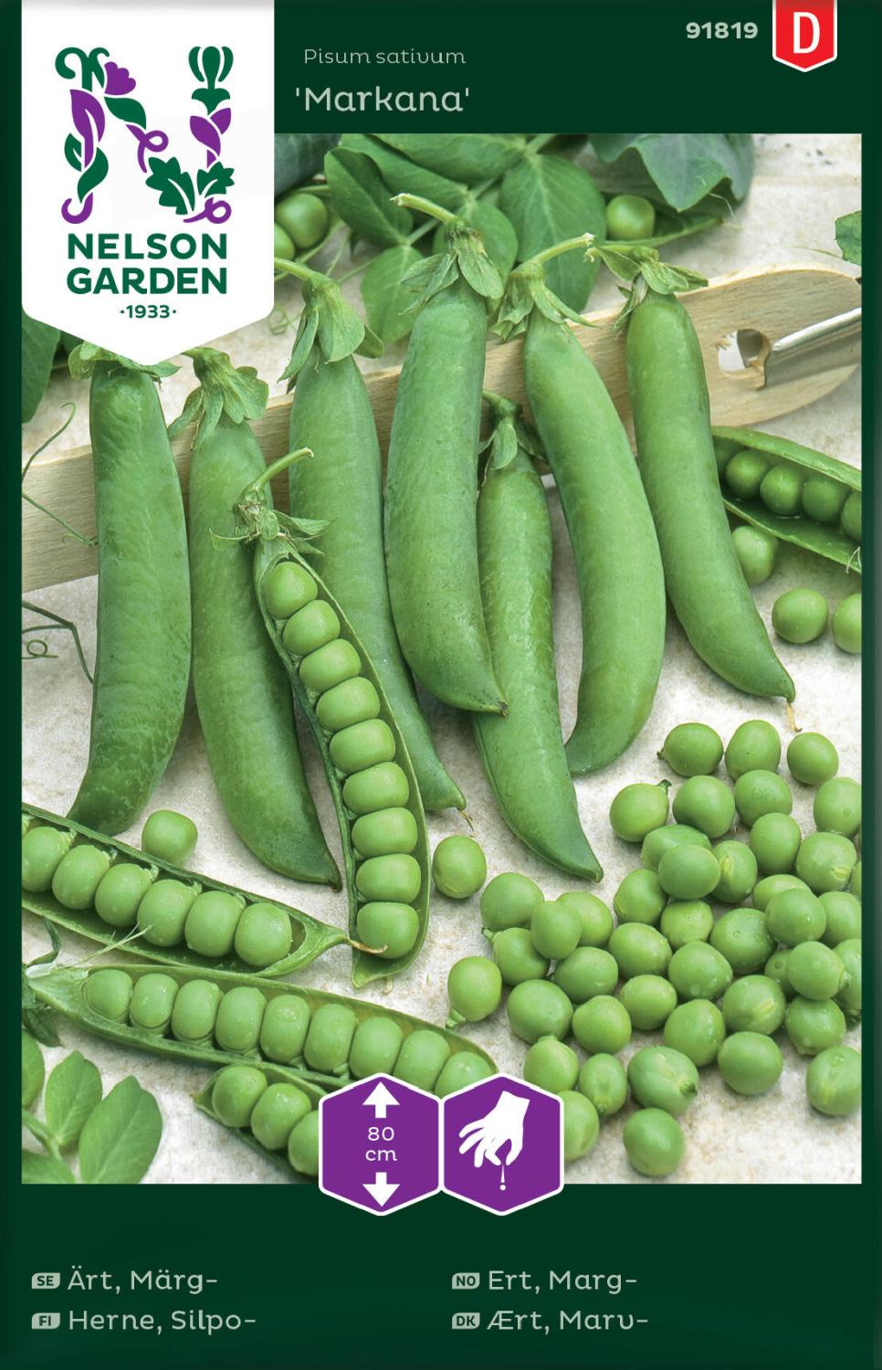 Ärt, Märg-, Markana, halvhög