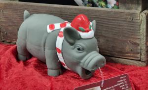 Hundleksak Xmas Gris Latex 16cm