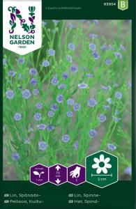 Lin, Spånads-, blå