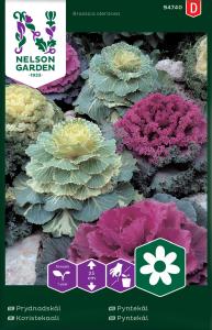 Prydnadskål, bl färger