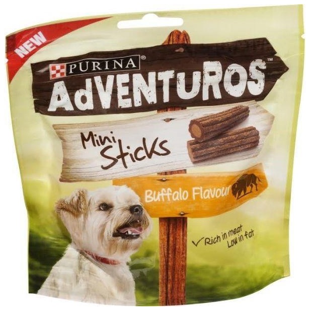 Adventuros Sticks for Small Dogs Buffalo 90g