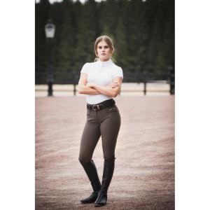 Ridbyxa Helskodd Clarino Candy Mörkbrun