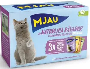 Mjau Kött i Gele Multipack 12*85g