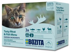 Bozita katt Kött&Fisk i sås Multibox 1.02kg