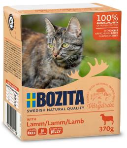 Bozita katt Bitar i Gelé med Lamm 370g