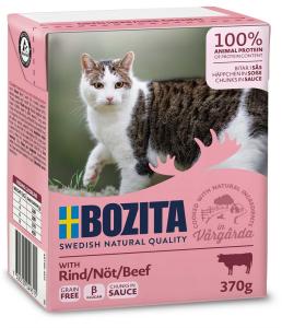 Bozita katt Bitar i Sås med Nötkött 370g