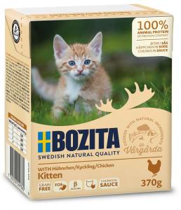 Bozita katt Bitar i Sås med Kyckling Kitten 370g