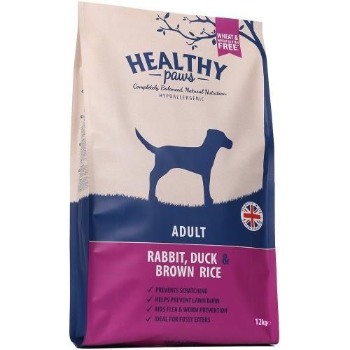 Healthy Paws Dog Adult Rabbit, Duck & Brown Rice